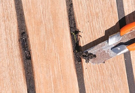 Zersetzung der Fugenmasse